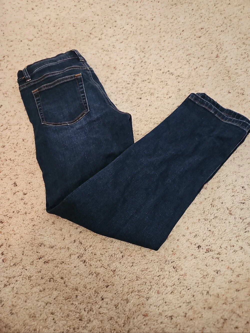 Boys Vineyard Vines Dark Wash Jeans Straight Leg Sz 16 Adjustable Waist